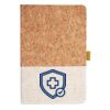 Cork And Heathered Fabric Hardcover Journal 5.5" X 8.25" Thumbnail