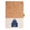 Cork And Heathered Fabric Hardcover Journal 5.5" X 8.25" Thumbnail