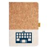 Cork And Heathered Fabric Hardcover Journal 5.5" X 8.25" Thumbnail