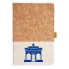 Cork And Heathered Fabric Hardcover Journal 5.5" X 8.25" Thumbnail
