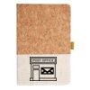 Cork And Heathered Fabric Hardcover Journal 5.5" X 8.25" Thumbnail