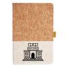 Cork And Heathered Fabric Hardcover Journal 5.5" X 8.25" Thumbnail
