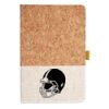 Cork And Heathered Fabric Hardcover Journal 5.5" X 8.25" Thumbnail