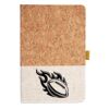 Cork And Heathered Fabric Hardcover Journal 5.5" X 8.25" Thumbnail