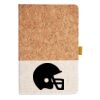 Cork And Heathered Fabric Hardcover Journal 5.5" X 8.25" Thumbnail
