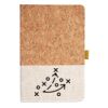 Cork And Heathered Fabric Hardcover Journal 5.5" X 8.25" Thumbnail