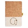 Cork And Heathered Fabric Hardcover Journal 5.5" X 8.25" Thumbnail