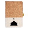 Cork And Heathered Fabric Hardcover Journal 5.5" X 8.25" Thumbnail