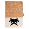Cork And Heathered Fabric Hardcover Journal 5.5" X 8.25" Thumbnail