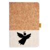 Cork And Heathered Fabric Hardcover Journal 5.5" X 8.25" Thumbnail