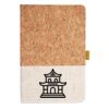 Cork And Heathered Fabric Hardcover Journal 5.5" X 8.25" Thumbnail