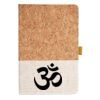 Cork And Heathered Fabric Hardcover Journal 5.5" X 8.25" Thumbnail