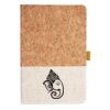 Cork And Heathered Fabric Hardcover Journal 5.5" X 8.25" Thumbnail