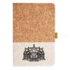 Cork And Heathered Fabric Hardcover Journal 5.5" X 8.25" Thumbnail