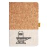 Cork And Heathered Fabric Hardcover Journal 5.5" X 8.25" Thumbnail