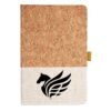 Cork And Heathered Fabric Hardcover Journal 5.5" X 8.25" Thumbnail