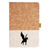 Cork And Heathered Fabric Hardcover Journal 5.5" X 8.25" Thumbnail