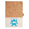 Cork And Heathered Fabric Hardcover Journal 5.5" X 8.25" Thumbnail