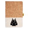Cork And Heathered Fabric Hardcover Journal 5.5" X 8.25" Thumbnail
