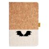 Cork And Heathered Fabric Hardcover Journal 5.5" X 8.25" Thumbnail