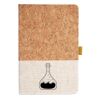 Cork And Heathered Fabric Hardcover Journal 5.5" X 8.25" Thumbnail