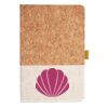 Cork And Heathered Fabric Hardcover Journal 5.5" X 8.25" Thumbnail