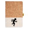 Cork And Heathered Fabric Hardcover Journal 5.5" X 8.25" Thumbnail