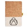 Cork And Heathered Fabric Hardcover Journal 5.5" X 8.25" Thumbnail
