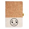 Cork And Heathered Fabric Hardcover Journal 5.5" X 8.25" Thumbnail