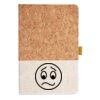 Cork And Heathered Fabric Hardcover Journal 5.5" X 8.25" Thumbnail