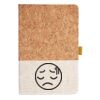 Cork And Heathered Fabric Hardcover Journal 5.5" X 8.25" Thumbnail