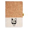 Cork And Heathered Fabric Hardcover Journal 5.5" X 8.25" Thumbnail