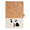 Cork And Heathered Fabric Hardcover Journal 5.5" X 8.25" Thumbnail