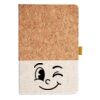 Cork And Heathered Fabric Hardcover Journal 5.5" X 8.25" Thumbnail
