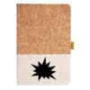 Cork And Heathered Fabric Hardcover Journal 5.5" X 8.25" Thumbnail