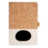 Cork And Heathered Fabric Hardcover Journal 5.5" X 8.25" Thumbnail