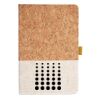 Cork And Heathered Fabric Hardcover Journal 5.5" X 8.25" Thumbnail