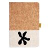 Cork And Heathered Fabric Hardcover Journal 5.5" X 8.25" Thumbnail