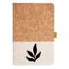 Cork And Heathered Fabric Hardcover Journal 5.5" X 8.25" Thumbnail