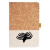 Cork And Heathered Fabric Hardcover Journal 5.5" X 8.25" Thumbnail