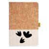 Cork And Heathered Fabric Hardcover Journal 5.5" X 8.25" Thumbnail