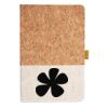 Cork And Heathered Fabric Hardcover Journal 5.5" X 8.25" Thumbnail