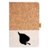 Cork And Heathered Fabric Hardcover Journal 5.5" X 8.25" Thumbnail