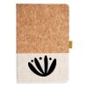Cork And Heathered Fabric Hardcover Journal 5.5" X 8.25" Thumbnail