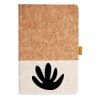 Cork And Heathered Fabric Hardcover Journal 5.5" X 8.25" Thumbnail