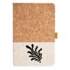 Cork And Heathered Fabric Hardcover Journal 5.5" X 8.25" Thumbnail