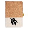 Cork And Heathered Fabric Hardcover Journal 5.5" X 8.25" Thumbnail