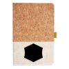 Cork And Heathered Fabric Hardcover Journal 5.5" X 8.25" Thumbnail