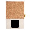 Cork And Heathered Fabric Hardcover Journal 5.5" X 8.25" Thumbnail