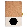 Cork And Heathered Fabric Hardcover Journal 5.5" X 8.25" Thumbnail